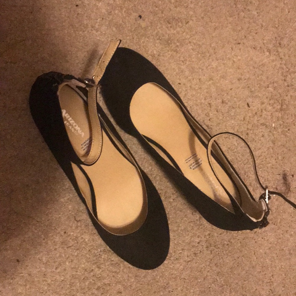 Black Wedge Shoes